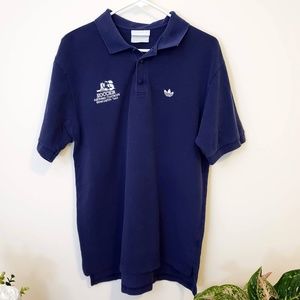 VTG 1993 Adidas National Soccer Coaching Polo - L